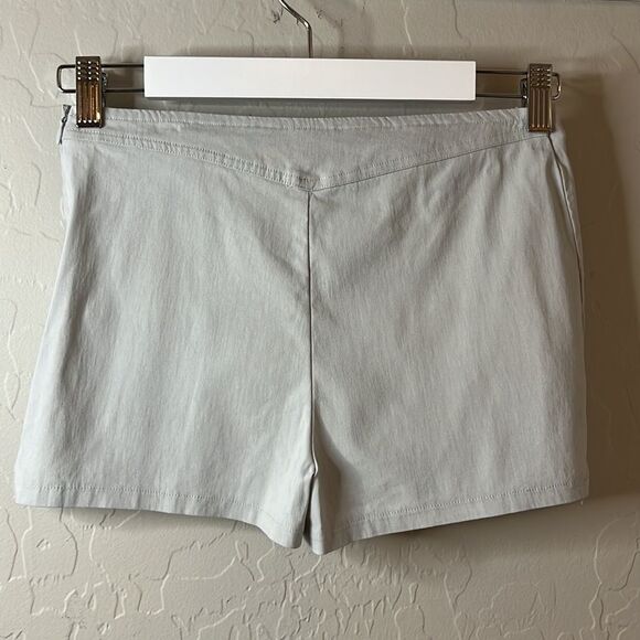 express Stretch gray side zipper flat front and back no pockets in size 3/4 - Picture 2 of 9